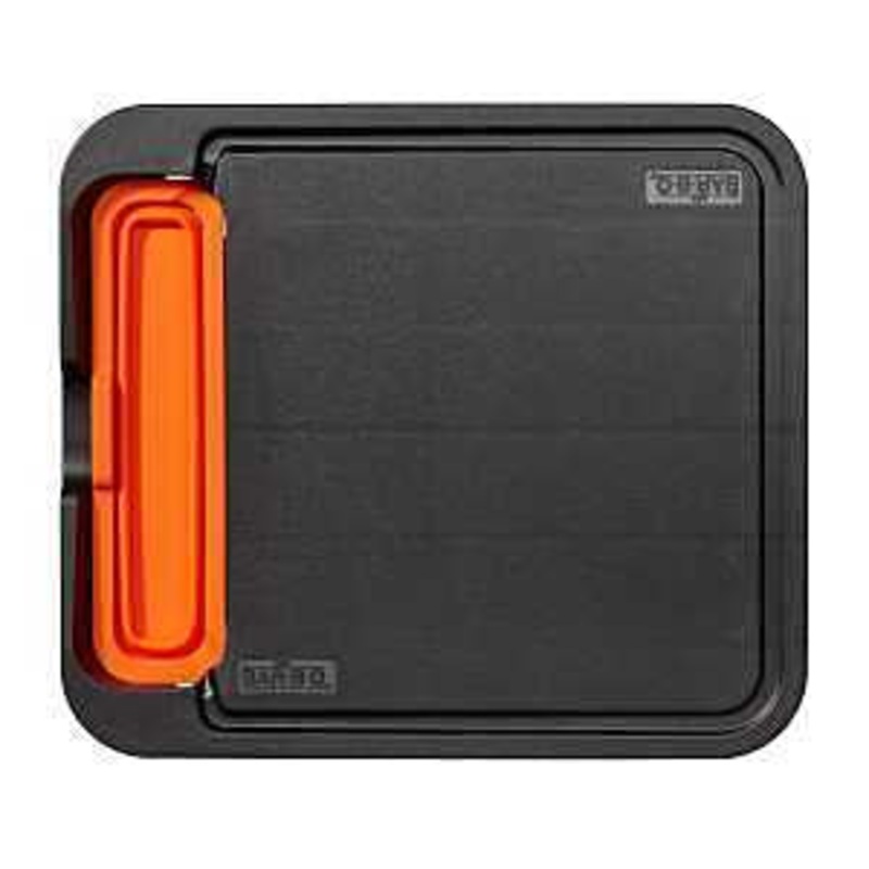Mr. BAR-B-Q 40370Y Grill Side Cutting Board with Removable Tray, Silicone