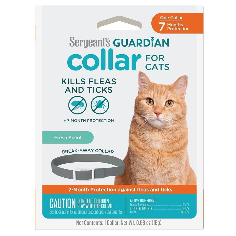 Sergeant’s Guardian Pro 129 Flea and Tick Collar, >12 weeks Breed, Lasts up to: 7 months