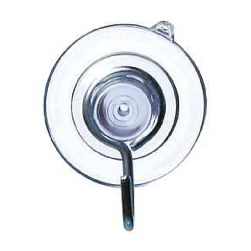 Adams 7500-77-1043 Suction Cup, PVC/Steel, Clear