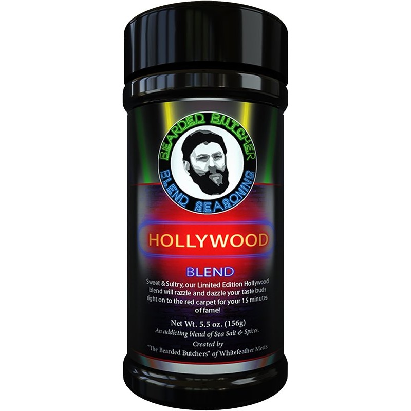 Bearded Butcher Hollywood-5.5OZ Seasoning, Hollywood Blend, 5.5 oz
