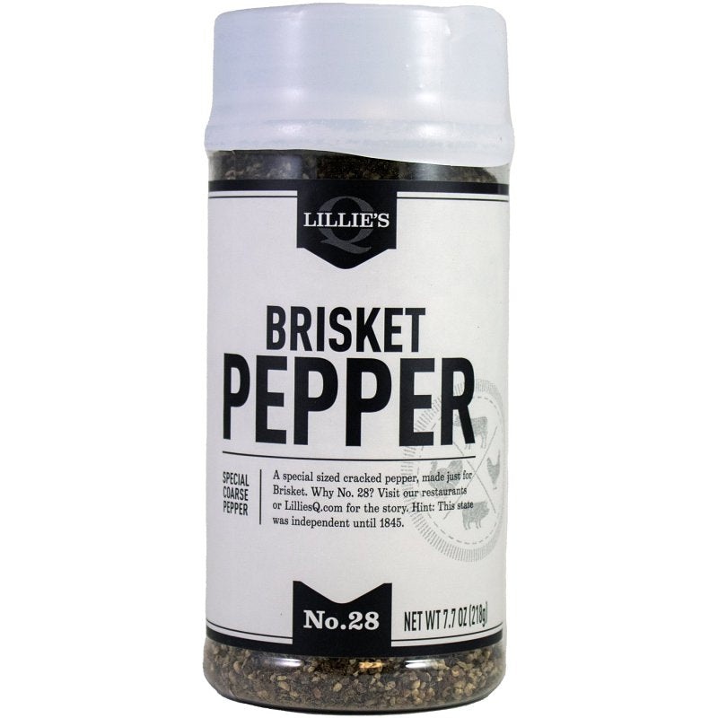 Lillie’s Q LQ00121-C Pepper Rub, Black Pepper, 3.6 oz Jar