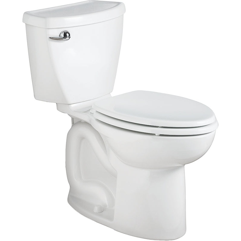 American Standard Cadet 3 Series 3378.128ST.020 ADA Elongated Toilet, Elongated Bowl, 1.28 gpf Flush, 12 in Rough-In