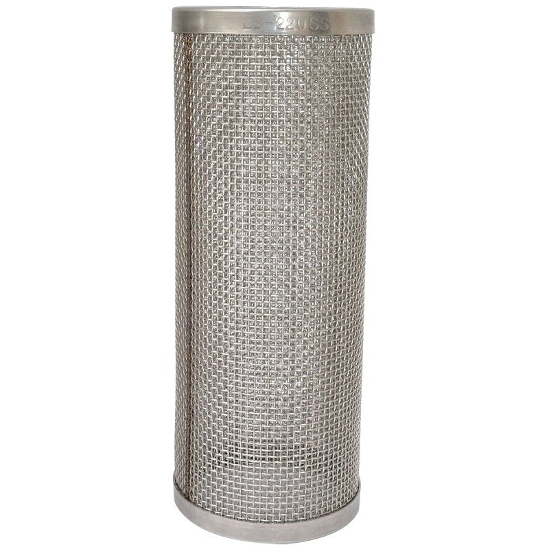 Banjo P Series LS250 Mesh Screen, 2-19/32 in Dia, 50 Mesh, Poly/Stainless Steel, Gentian Blue