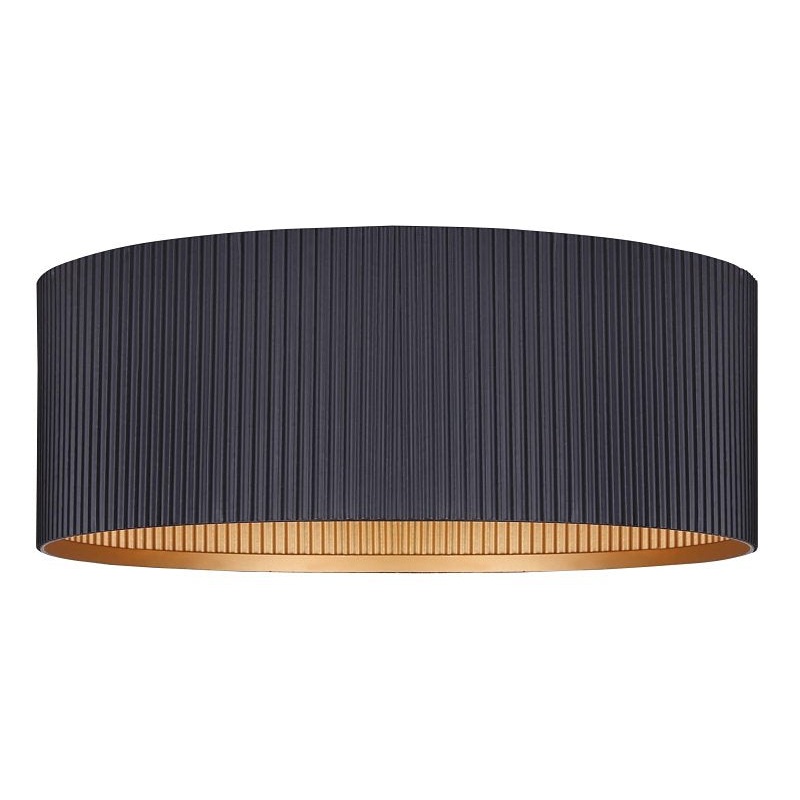 Canarm REXTON Series IFM1119A14BK Flush-Mount Light, 120 V, 120 W, 2-Lamp, Incandescent Lamp, Metal Fixture