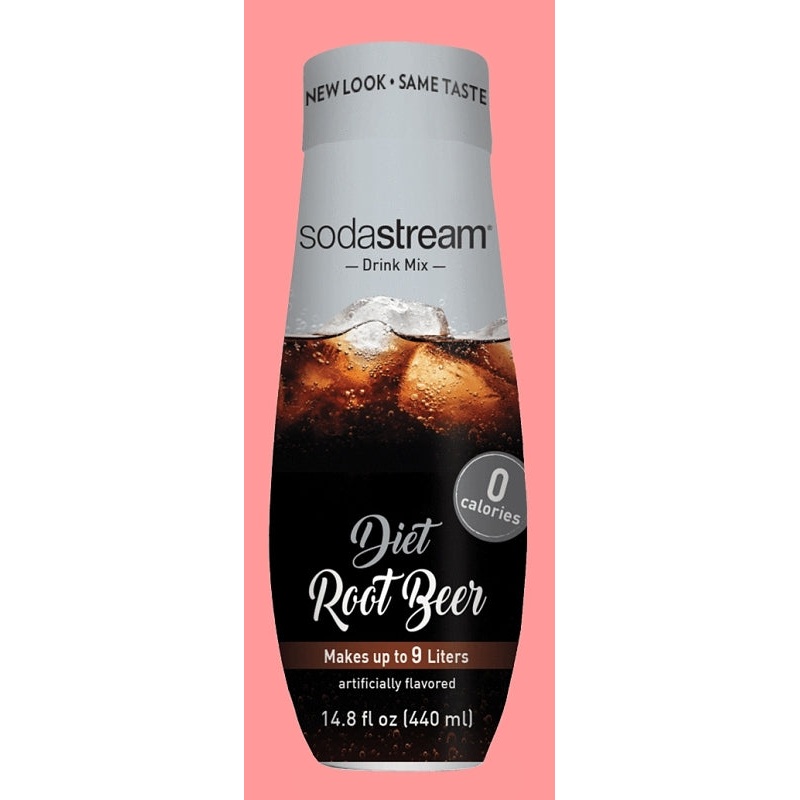 Sodastream Classics 1424204012 Soda Drink Mix, Water, Diet Root Beer, 14.9 fl-oz Bottle