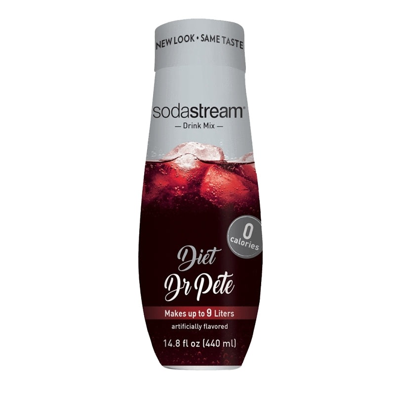Sodastream Classics 1424223012 Soda Drink Mix, Water, Diet Dr. Pete, 14.9 fl-oz Bottle