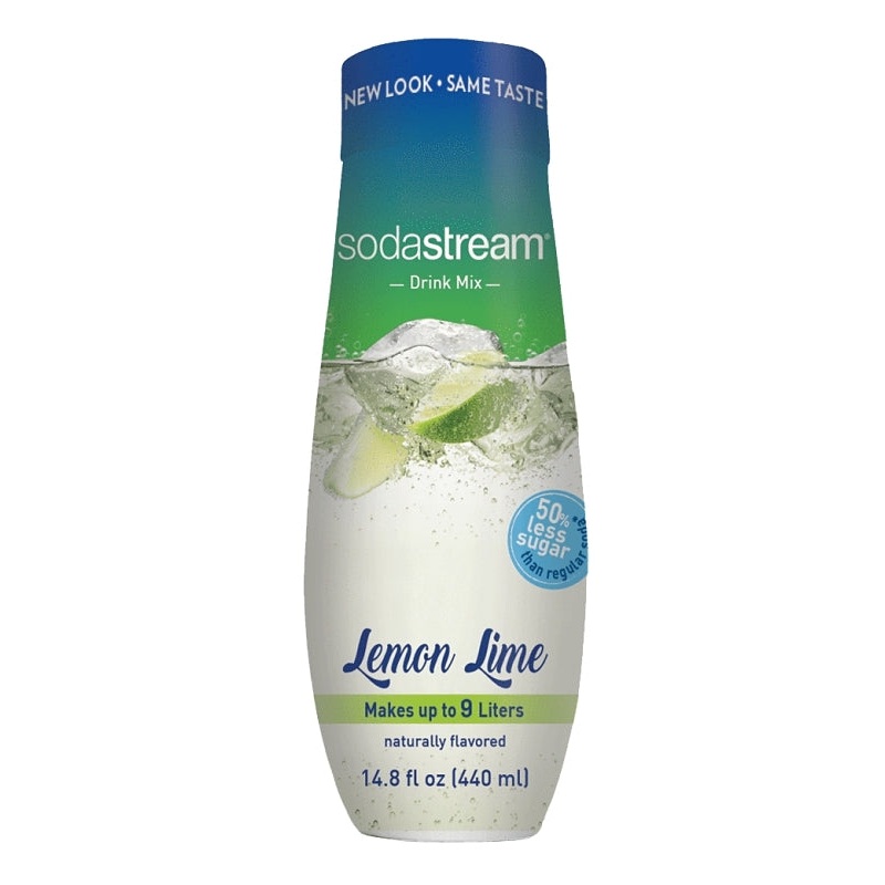 Sodastream Classics 1424226012 Soda Drink Mix, Water, Lemon Lime, 14.9 fl-oz Bottle