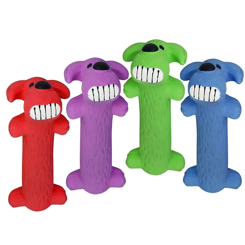 multipet Loofa 61035 Dog Toy, Plush Toy, Latex, Assorted