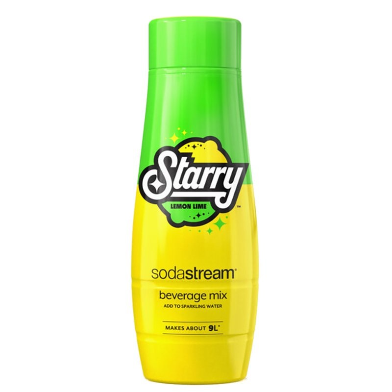 Sodastream Starry 1924225010 Drink Mix, Liquid, Lemon Lime, 440 mL Bottle