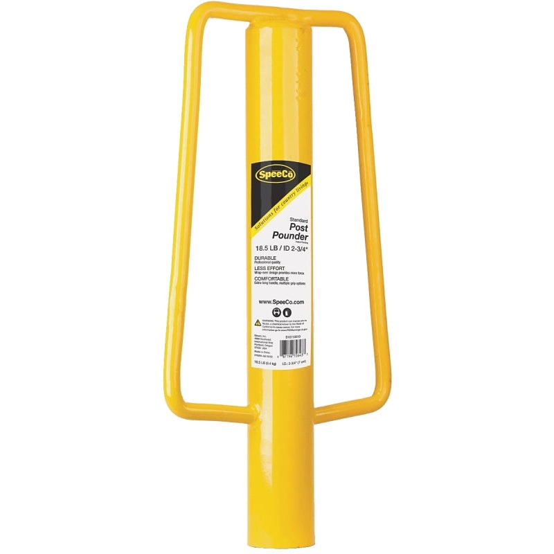 SpeeCo S16110510 T-Post Pounder, Metal, Gray
