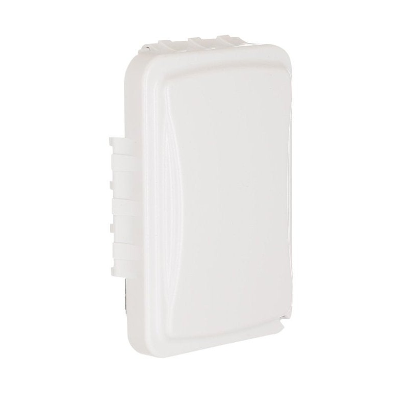 TayMac MM110W Weatherproof Flip Cover, 1.55 in L, 5.61 in W, 1-Gang, Polycarbonate, White