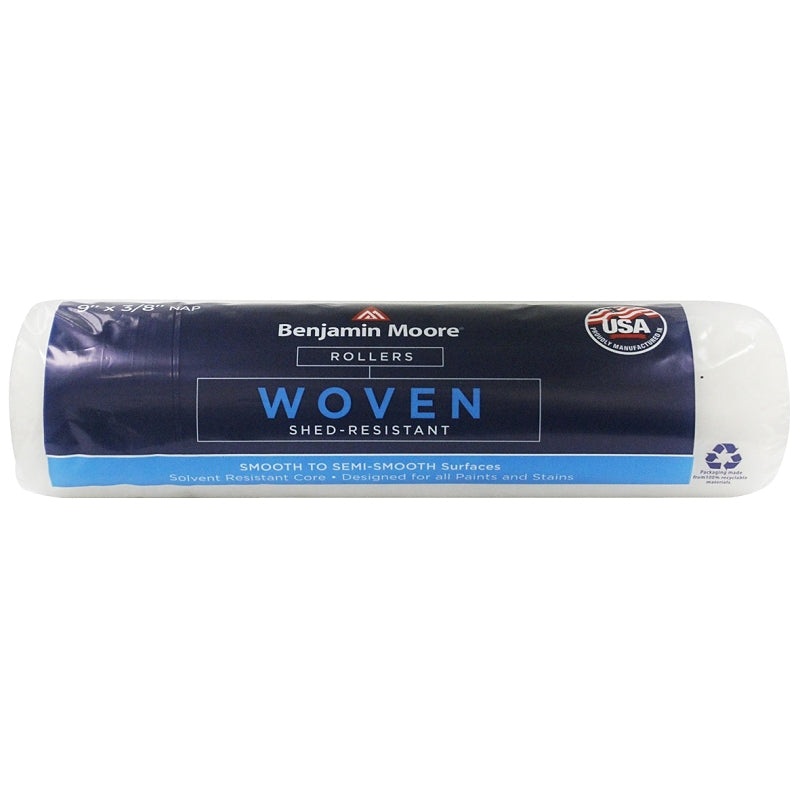 Benjamin Moore U65696-018 Woven Roller Cover, 3/8 in Thick Nap, 9 in L