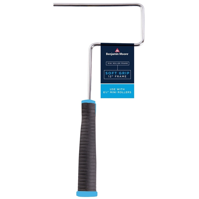 Benjamin Moore U73601-012 Paint Roller Frame, 12 in L, 6-1/2 in W, Soft Grip Handle, 1 EA