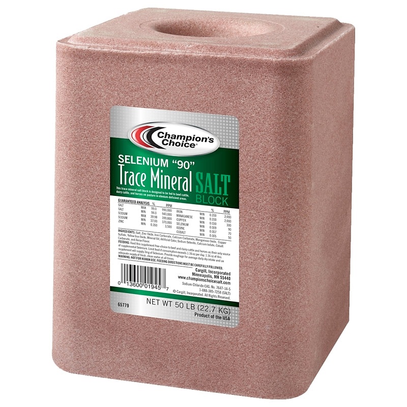 Cargill Selenium 90 Series 100012623 Trace Mineral Salt, 50 lb