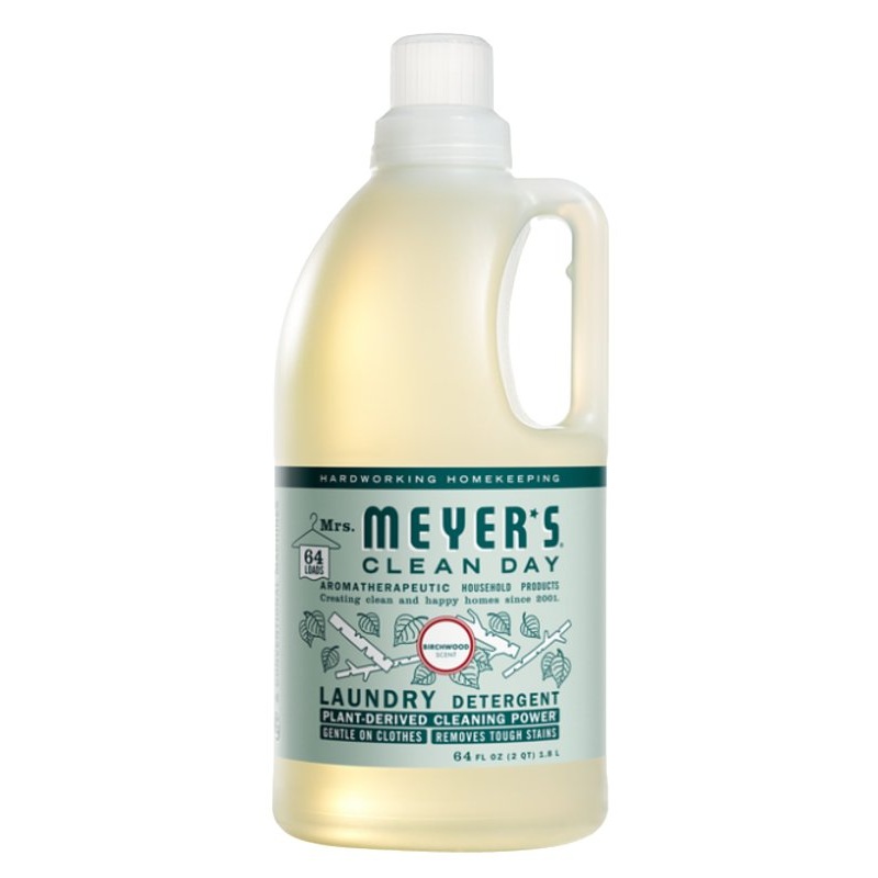Mrs. Meyer’s Clean Day 11648 Laundry Detergent, 64 fl-oz Bottle, Liquid, Birchwood