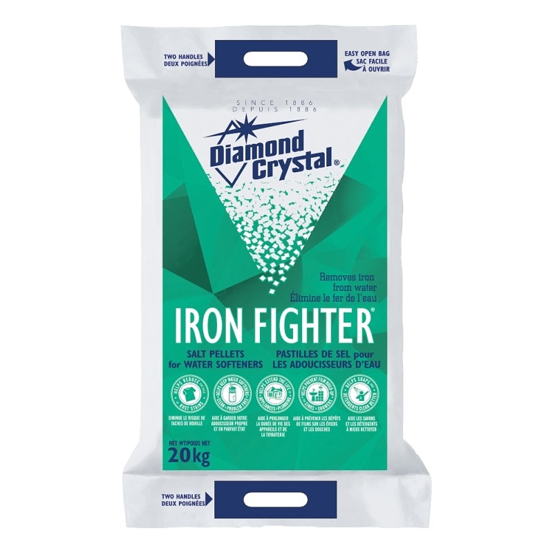 Diamond Crystal 110008781 Water Softener Salt, 20 kg Bag