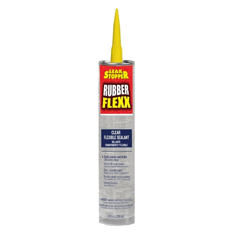 Gardner 0339-GA Rubberized Roof Patch, Thick Fluid Paste, 10 oz Cartridge