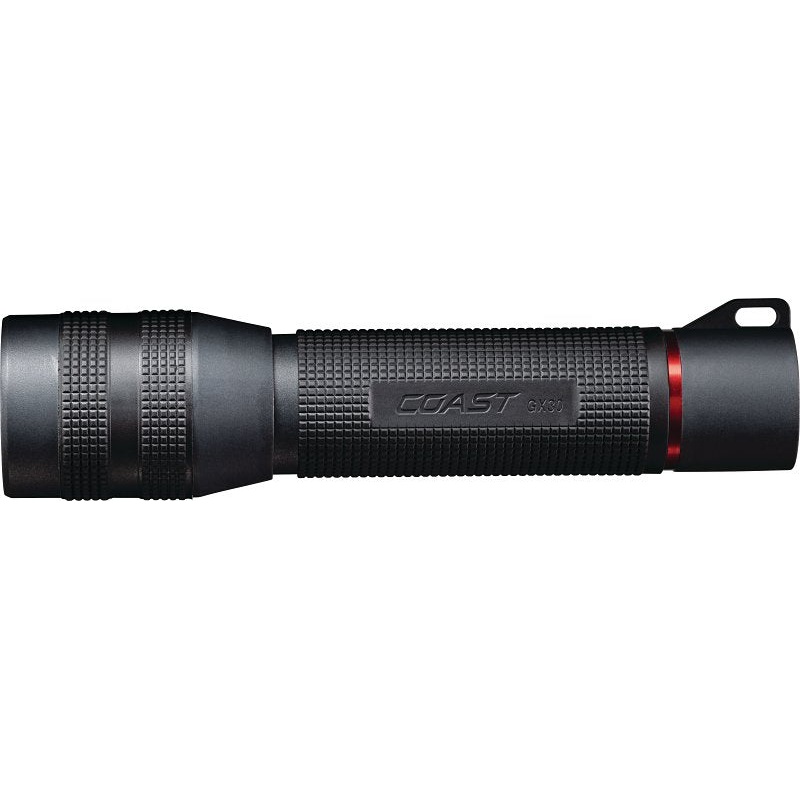 Coast GX30 Series 30938 Flashlight, AA Battery, Alkaline Battery, LED Lamp, Ultra View Flood, BULLS-EYE Spot Beam