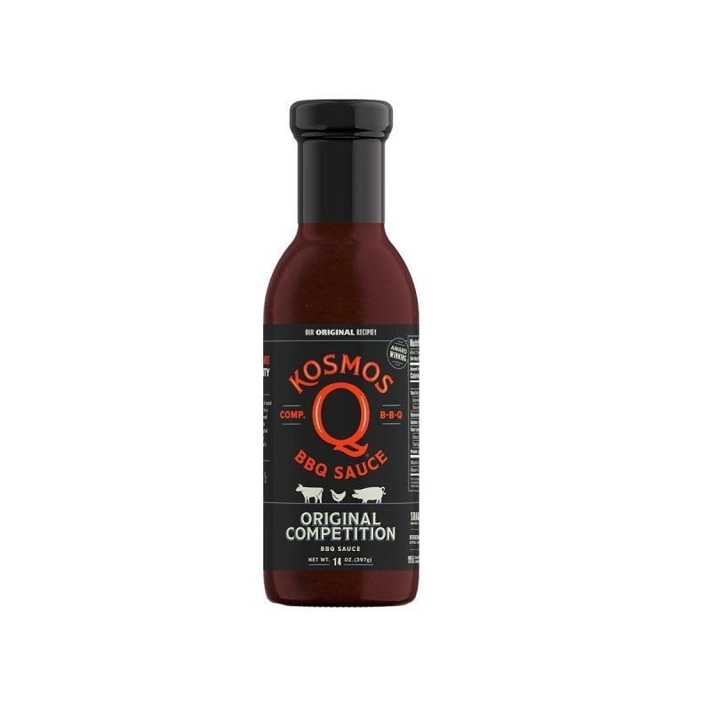 Kosmos Q KOS-COMP-15X1 BBQ Sauce, Original Competition, 14 oz Bottle