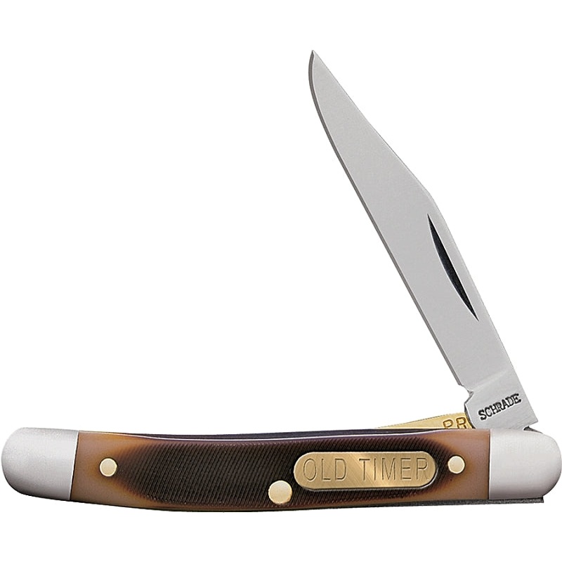 Old Timer 18OT Folding Pocket Knife, 2 in L Blade, 7Cr17 High Carbon Stainless Steel Blade, 1-Blade