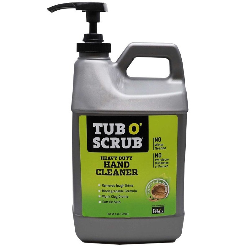 Tub O’Scrub TS64 Hand Cleaner, Liquid, White, Mild Citrus, 0.5 gal Bottle