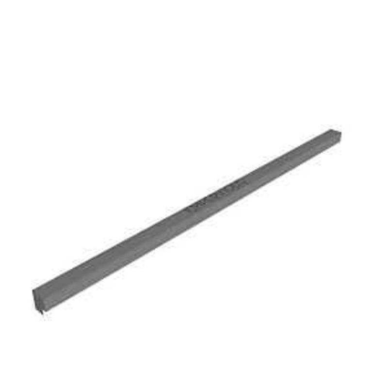 Emser Tile Empervious Series ZGBC312360 Shower Curb, Waterproof, Fiberglass/XPS Foam, Cement-Coated