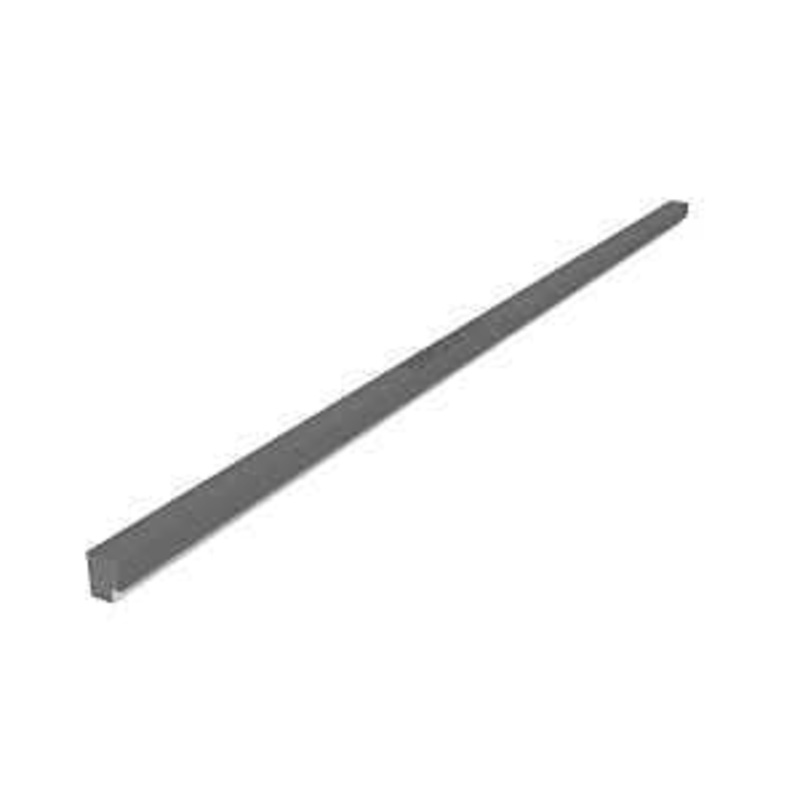Emser Tile Empervious Series ZGBC312396 Shower Curb, Waterproof, Fiberglass/XPS Foam, Cement-Coated