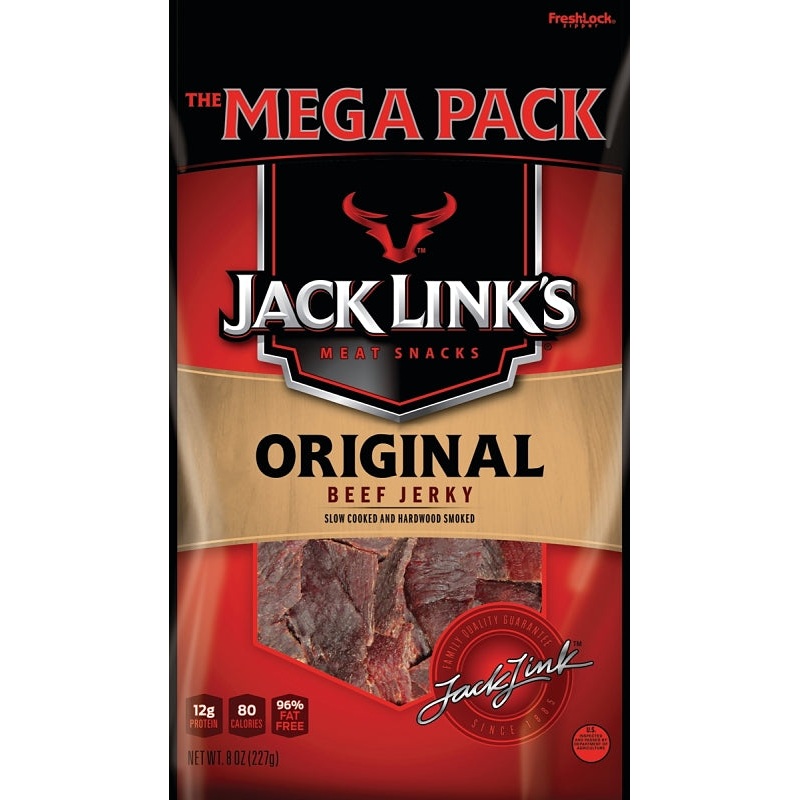 Jack Link’s 10000008206 Snack, Jerky, Original, 8 oz