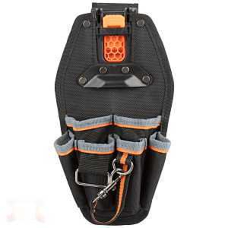 Klein Tools MODbox 55830MB Tool Pouch, 77 cu-in, 6-Compartment, Nylon, Black