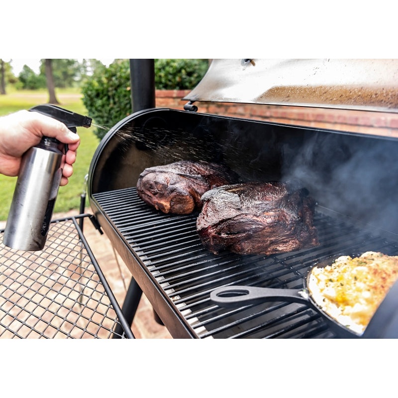 Oklahoma Joe’s Highland 15202031 Offset Smoker, Charcoal, Porcelain, Black