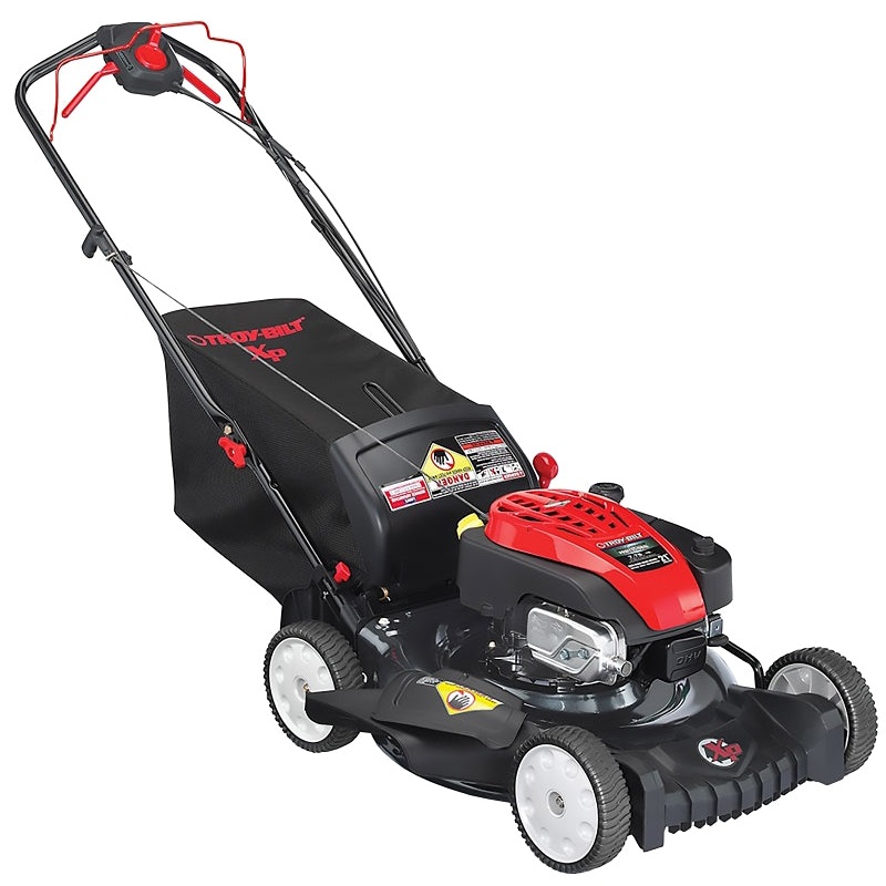 Troy-Bilt 12AVO2R3766 Self-Propelled Mower, 163 cc Engine Displacement, 21 in W Cutting, Recoil Start
