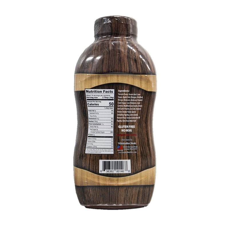 Bearded Butcher BB-1468 BBQ Sauce, 21.5 oz Bottle