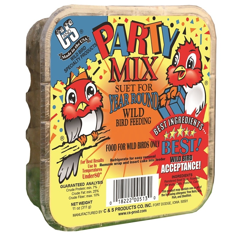 C&S CS12513 Bird Suet, Cake, 11 oz