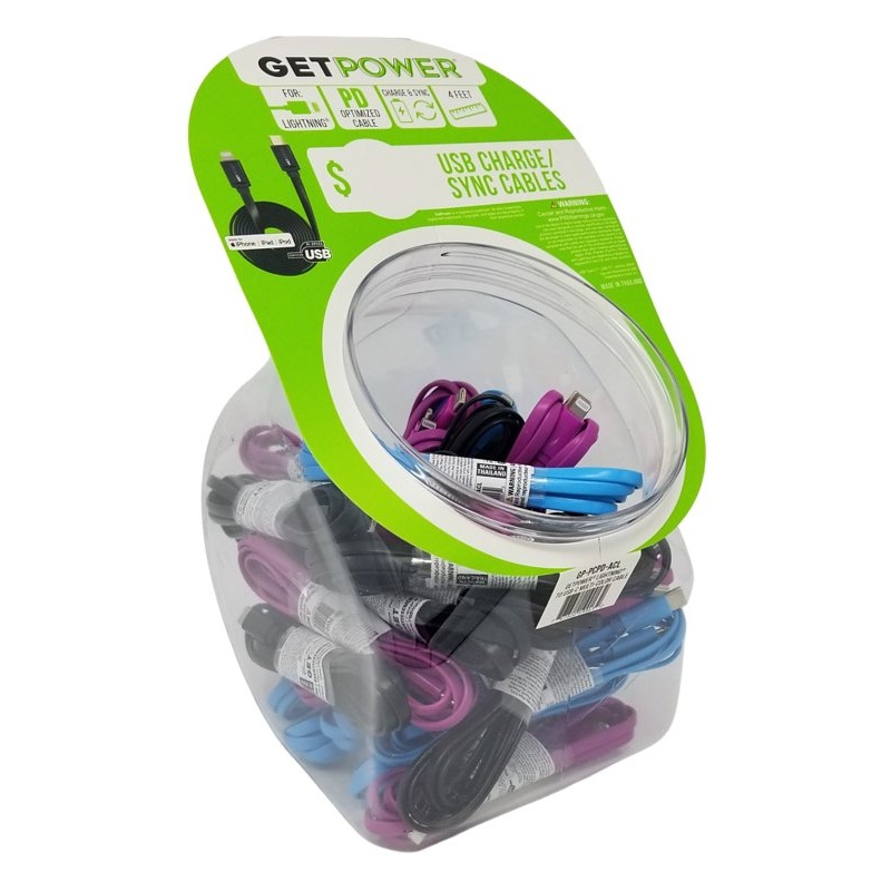 CHRG CBL USB C – APPLE LTN 4FT