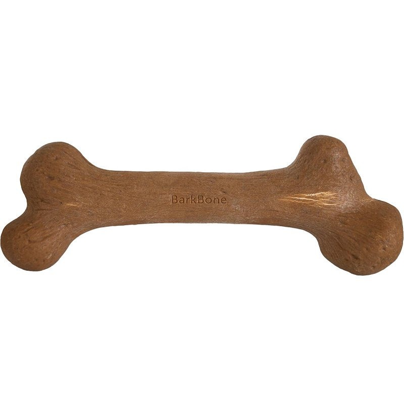 Petmate BarkBone 36034 Dog Toy, Beast, Peanut Butter, Chew Toy, Natural Instincts Infused Wood Dinosaur, Nylon