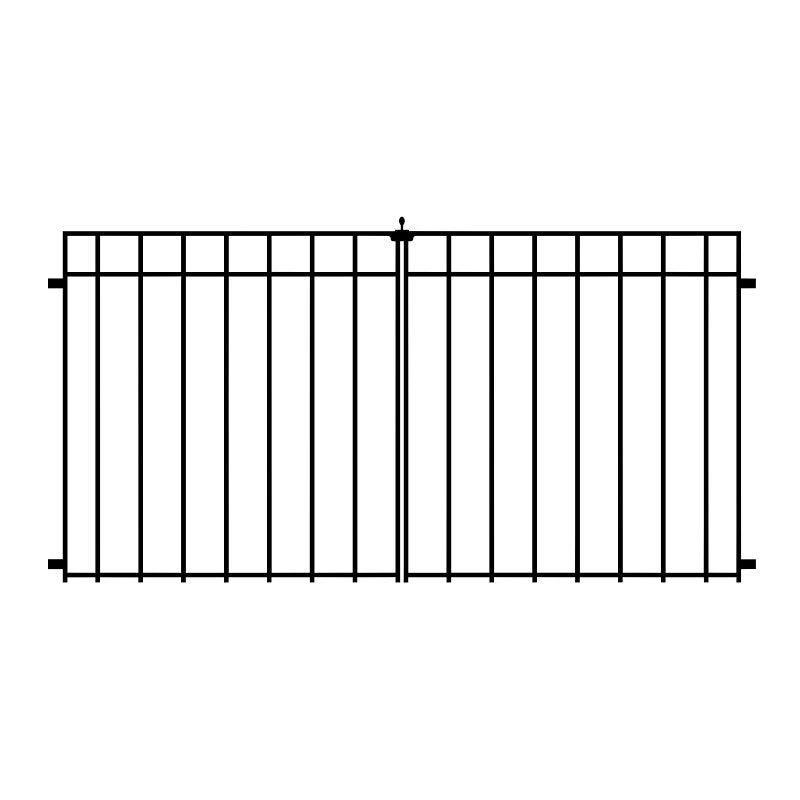 CORAL PRFL DOUBLE GATE 34X34IN