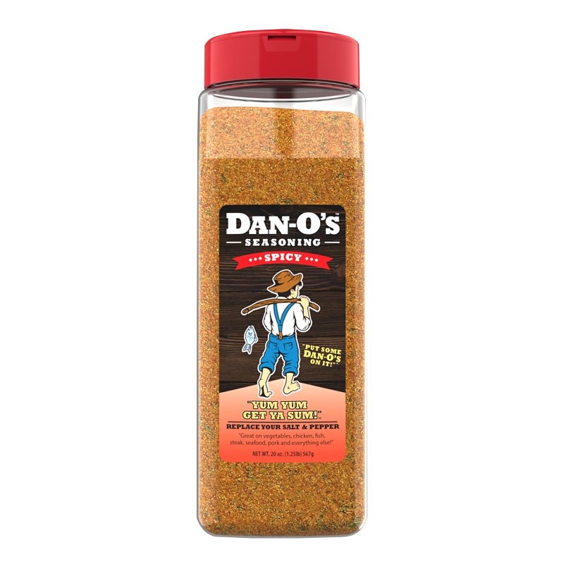 DAN-O’S Seasoning DS20-1PK Seasoning, Spicy, 20 oz Bottle