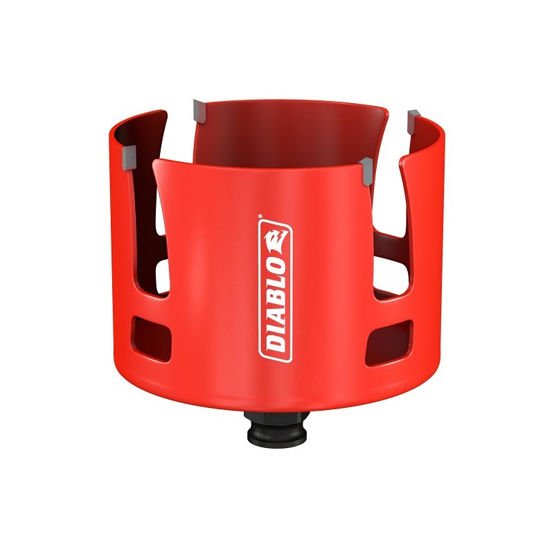 Diablo Demo Demon DHS3625CTR Hole Saw, 3-5/8 in Dia, 2-3/8 in D Cutting, 1-5/8 in Arbor, Carbide Cutting Edge