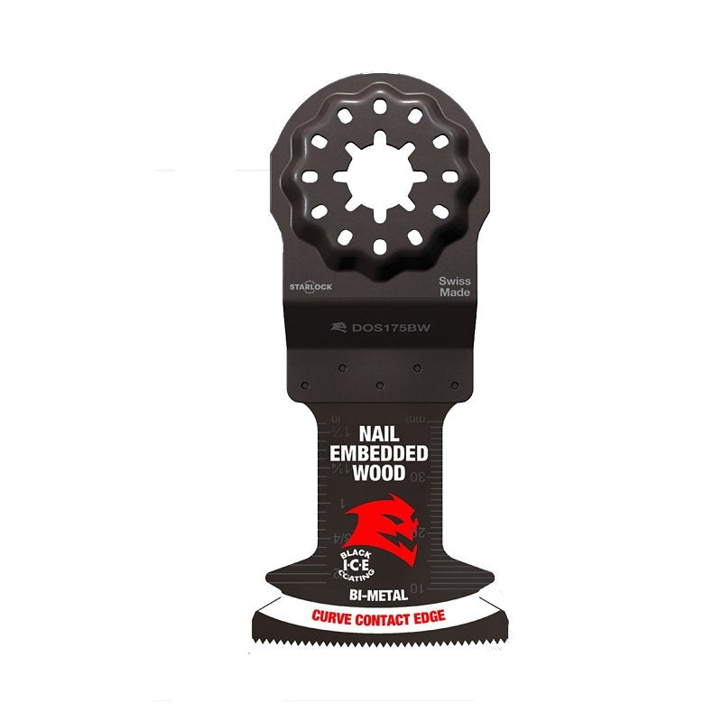 Diablo Demo Demon DOS175BW3 Oscillating Blade, 1-3/4 in D Cutting, Bi-Metal