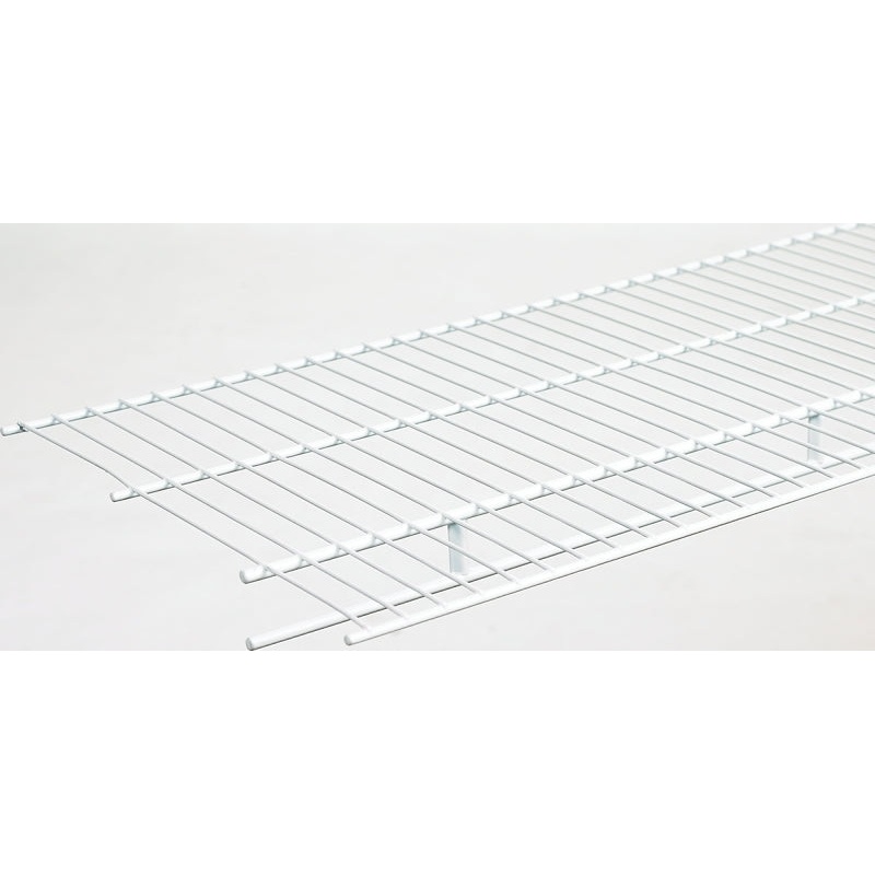 ClosetMaid 1078 Wire Shelf, 80 lb, 1-Level, 12 in L, 96 in W, Steel, White