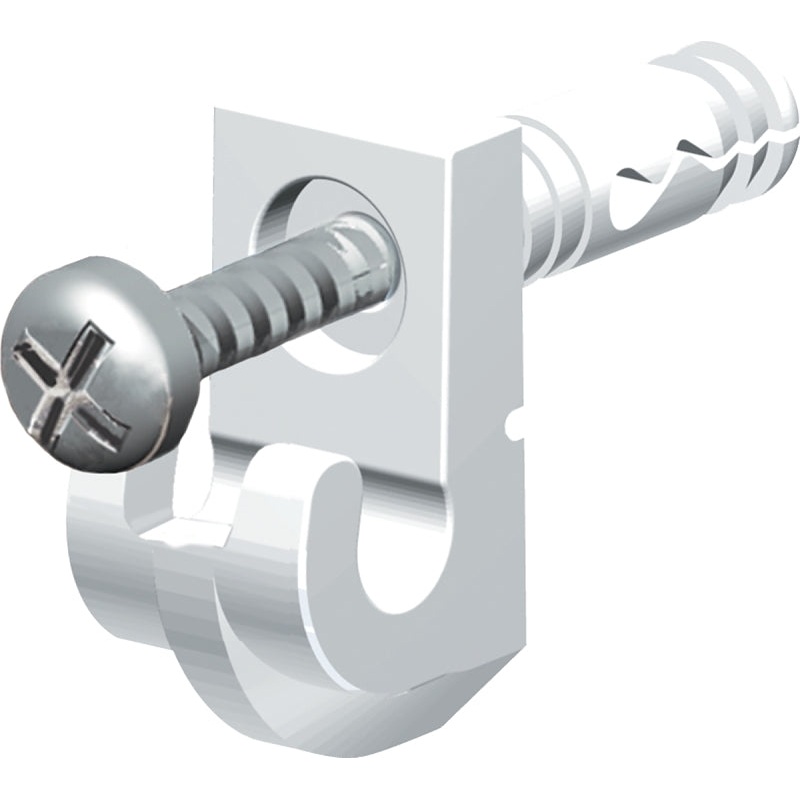 ClosetMaid 71927 Wall Clip, Resin, White