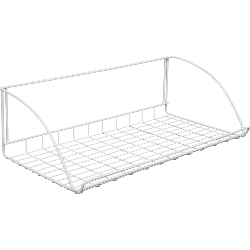 ClosetMaid 8279 Laundry Shelf, 12 in L, 24 in W, Steel, White