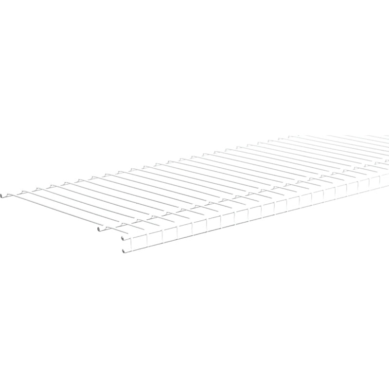 ClosetMaid SuperSlide 4735 Wire Shelf, 70 lb, 1-Level, 16 in L, 72 in W, Steel, White