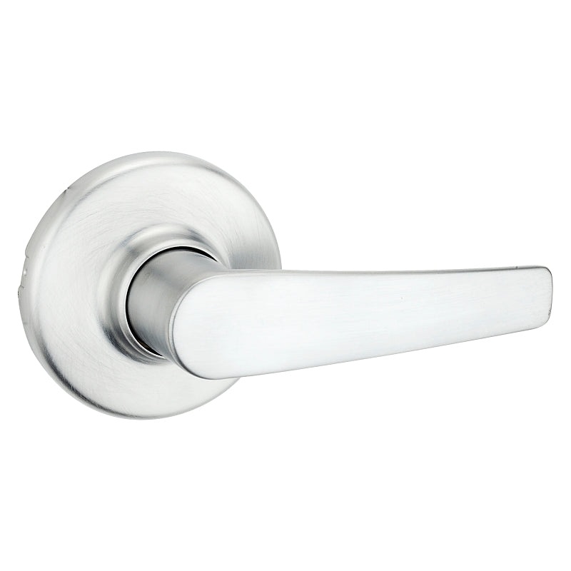 Kwikset 200DL 26D 6AL Passage Lever, Satin Chrome, Zinc, Residential, Re-Key Technology: SmartKey