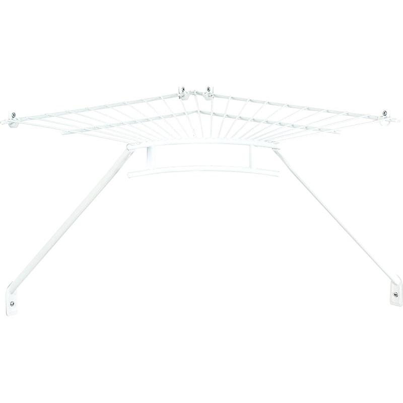 SHELF CORNER KIT 12 IN WHITE