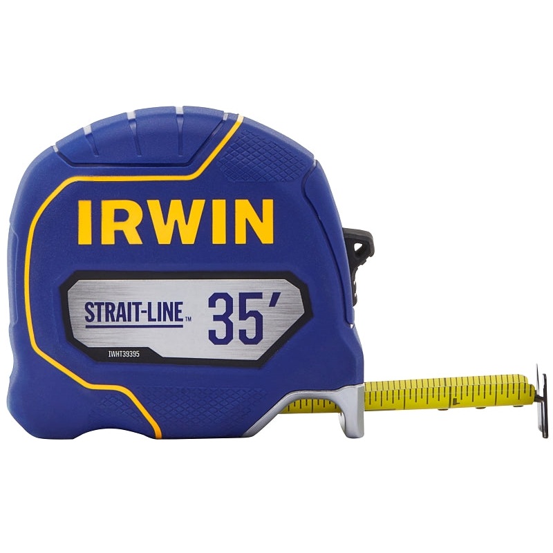Irwin Strait-Line IWHT39395S Tape Measure, 35 ft L Blade, 1-1/4 in W Blade