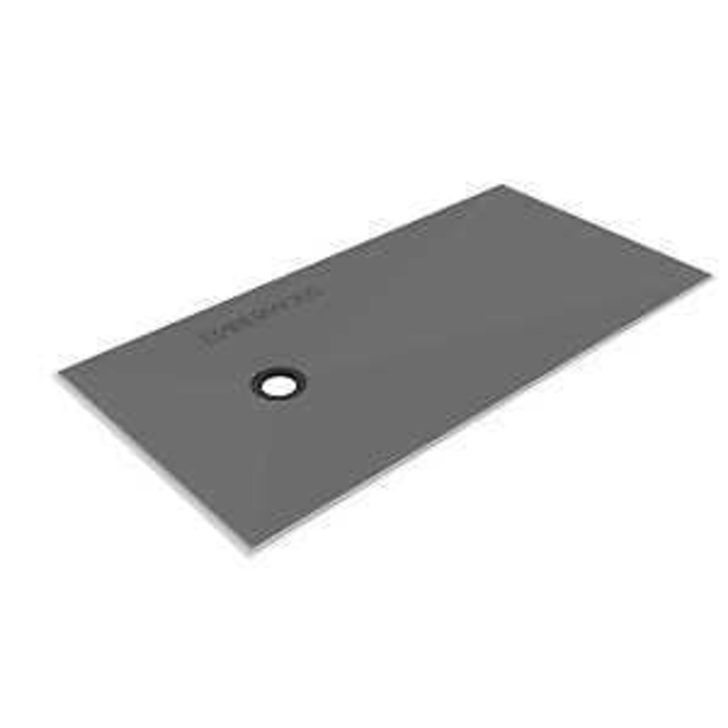 Emser Tile Empervious Series ZGBSP3672 Shower Pan With Drain, 72 in L, 36 in W, 1 in H, Fiberglass/XPS Foam