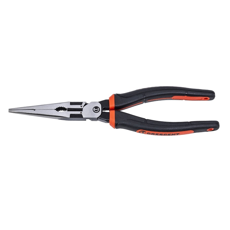 Crescent Z2 K9 Series Z6548CG Plier, 8-1/2 in OAL, 11 AWG Cutting Capacity, 2 in Jaw Opening, Black/Rawhide Handle
