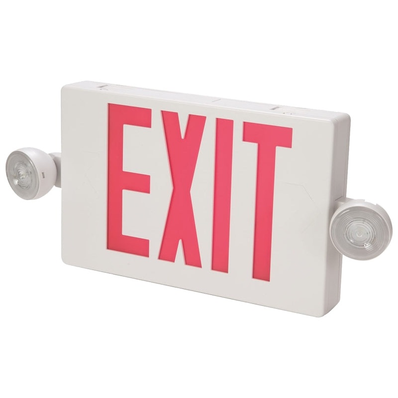 APC7R SIGN EXIT RED LT LED CMB