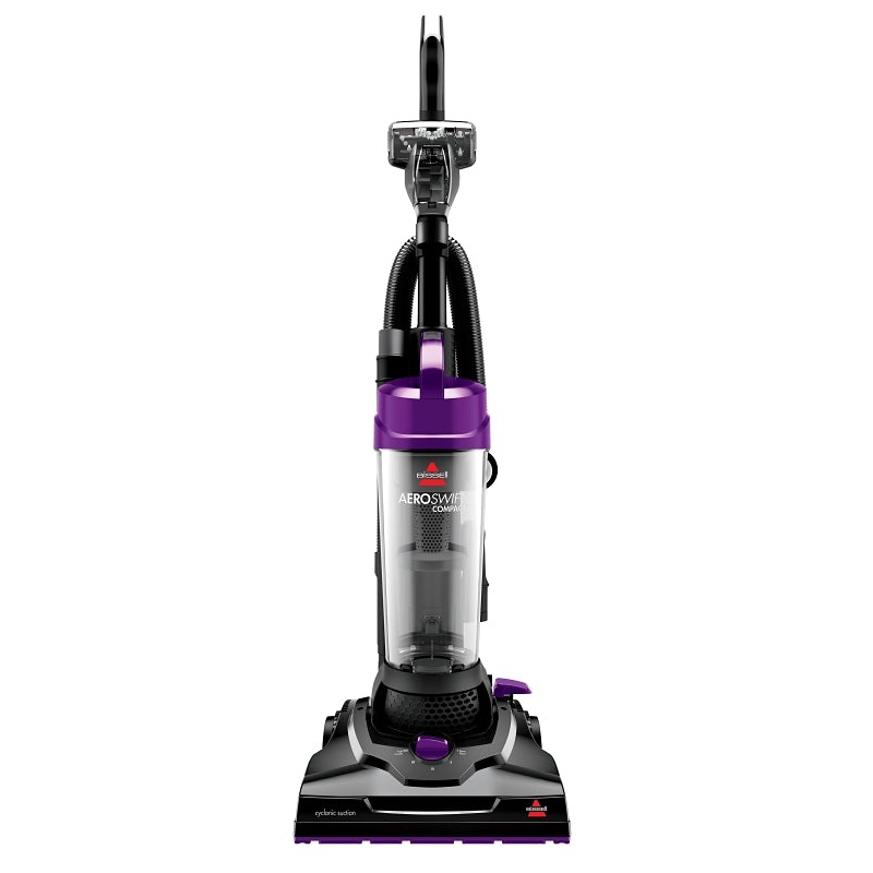 Bissell AeroSwift 1009 Vacuum Cleaner, 1-Stage Filter, 30 ft L Cord, White